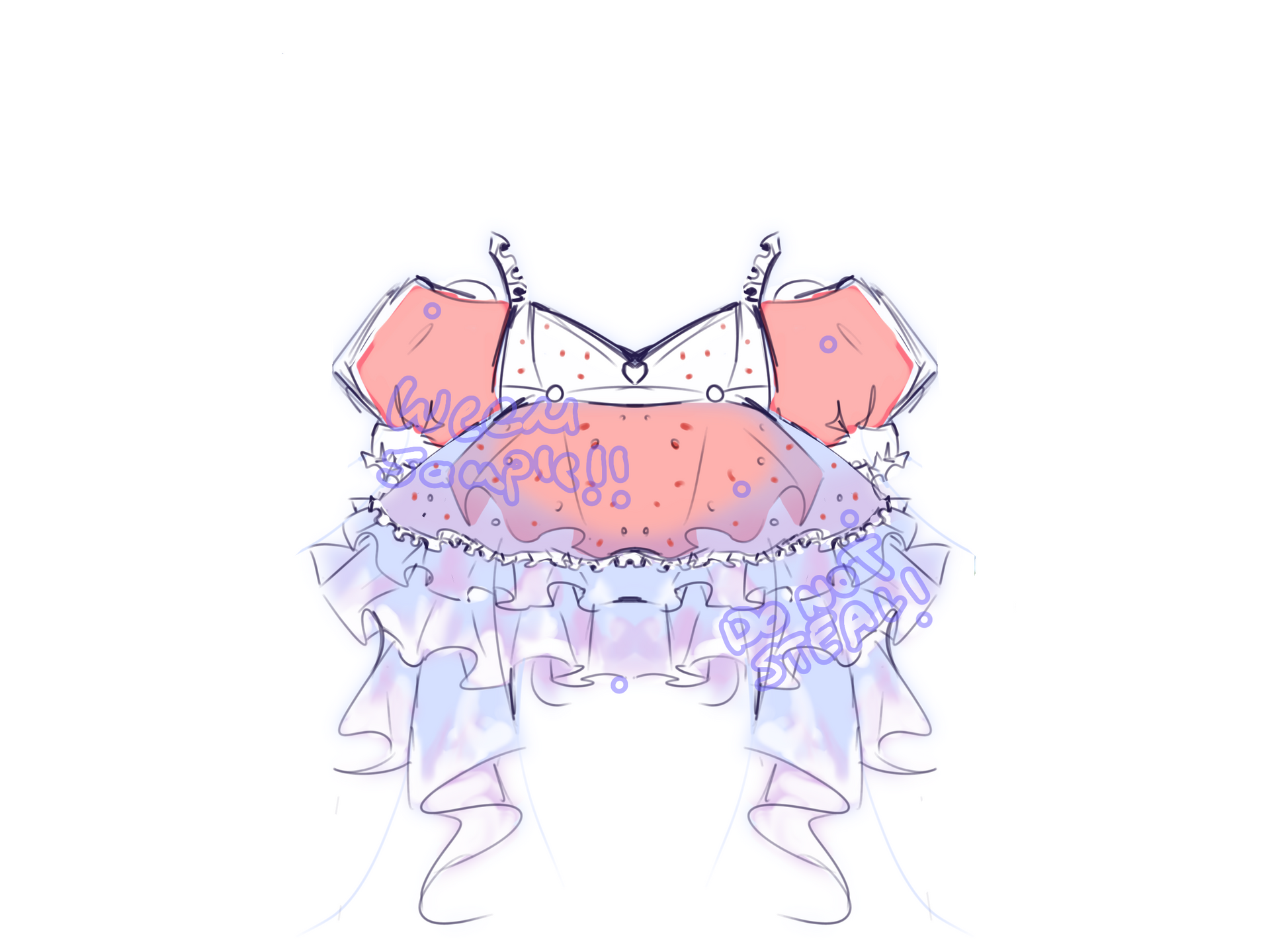 flowy jellyfish dress Sassy Shortcake Pink Jelly Dress