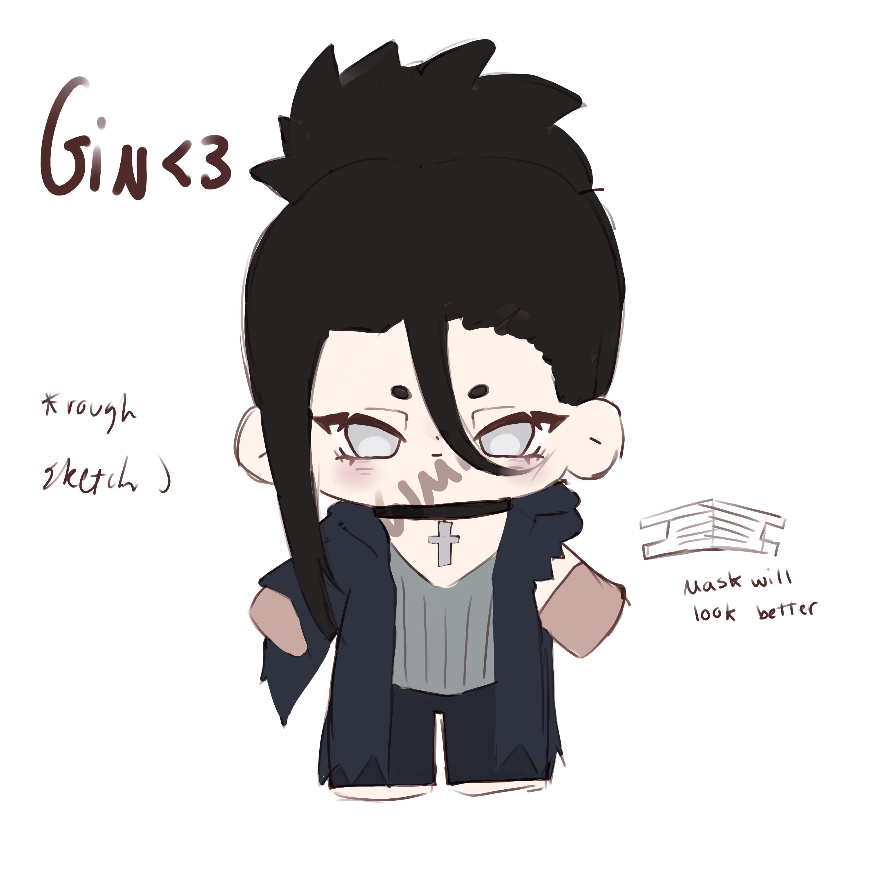 [DEPOSIT] Gin Akutagawa 20cm Plush